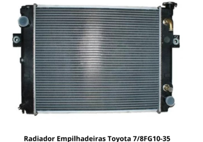 RADIADOR PARA EMPILHADEIRAS TOYOTA 8FG25/30 MOTOR 4Y (caixa 48mm)