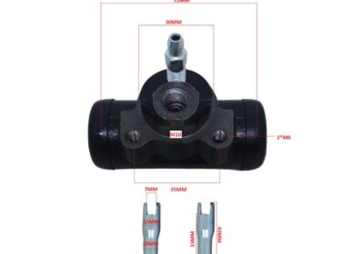 CILINDRO DE FREIO DA RODA EMPILHADEIRA 1,0-1,8T CHINESA – TOYOTA 3-8FG – NISSAN – TCM – KOMATSU – TAILIFT