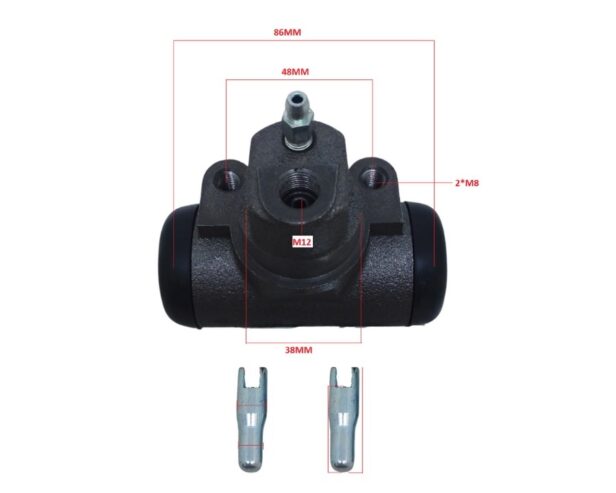 CILINDRO DE FREIO DA RODA (FLUIDO DE FREIO) 12MM EMPILHADEIRA 5,0-7,0T HANGCHA RW – TCM Z7 – KOMATSU 7/8