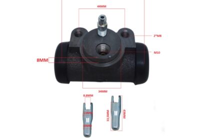 CILINDRO DE FREIO DA RODA EMPILHADEIRA 3,0-3,5T CHINESA – KOMATSU FG/D20-30 – MITSUBISHI FG/D20-30 – TCM 3,0 T6/T7/N5/C6